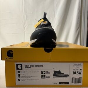Carhartt Black Nano Composite Toe Athletic Shoe 10.5 NWT